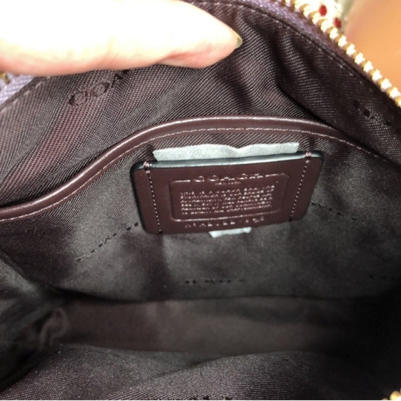 COACH Cargo Crossbody In 💜 purple Lilac lavender Colorblock - Picture 3 of 12